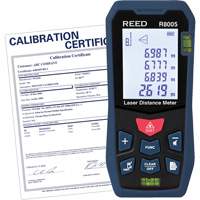 Laser Distance Meter with Calibration Certificate, 0' - 164' (0 m - 50 m) Range, Digital (Electronic) Consource