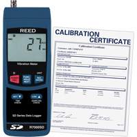Data Logging Vibration Meter with Calibration Certificate, 10% - 85% RH, 32°- 122° F ( 0° - 50° C ) Consource