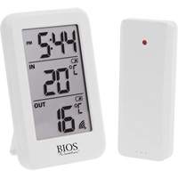 Wireless Indoor/Outdoor Thermometer, Non-Contact, Digital, -40-158°F (-40-70°C) Consource