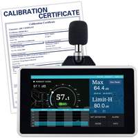 Desktop/Wall Mount Sound Level Meter with Calibration Certificate, 30 - 130 dB Measuring Range Consource
