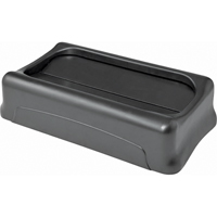 Contenants Slim Jim a/canaux de ventilation, Couvercle &agrave; battant, Plastique, Convient aux contenants 20-1/2" x 11-2/5" Consource