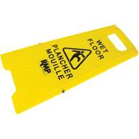 Safety Wet Floor Sign, Bilingual with Pictogram Consource
