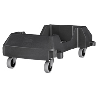 Chariot Slim Jim, Polypropyl&egrave;ne, Noir, Convient aux contenants 11" x 20" Consource