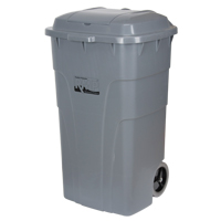 Roll Out Garbage Bin, Polyethylene, 65 US gal. Consource