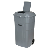 Roll Out Garbage Bin, Polyethylene, 65 US gal. Consource