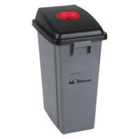 Waste Classification - Lid, Open Lid, Plastic, Fits Container Size: 17-1/4" x 12-1/2" Consource