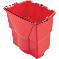 Wavebrake&reg; Optional Dirty Water Bucket, 4.5 US Gal. (18 qt.) Capacity, Red Consource
