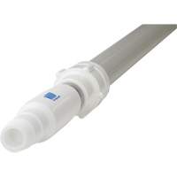 Handle, Broom/Scraper/Squeegee, White, Telescopic, 62" - 113" L Consource