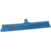 Balai-brosse &agrave; soies combin&eacute;es, Crins Cors&eacute;/Fin, 24", Polyester, Bleu Consource