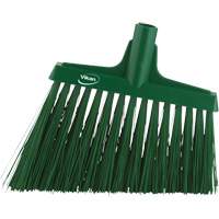 T&ecirc;te de balai oblique, Crins Extra-ferme, 12", Polyester, Vert Consource