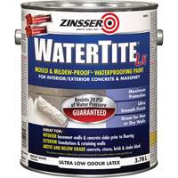 Watertite&reg; LX Mold & Mildew-Proof Waterproofing Paint, 3.78 L, Gallon, White Consource