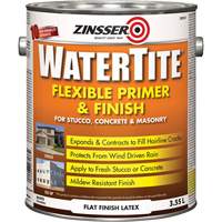 Watertite&reg; Weatherproof Flexible Primer & Finish, 3.55 L, Gallon, White Consource