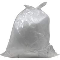 Industrial Garbage Bags, Utility, 20" W x 22" L, 0.64 mils, Clear, 23 L (6 Gal.) Capacity Consource