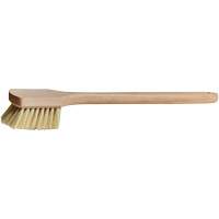 Long-Handle Pot Brush, 20" L, Tampico Bristles, Beige Consource