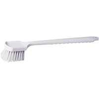 Long Handle Pot Brush, 20" L, Polypropylene Bristles, White Consource