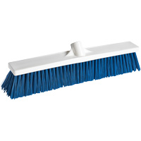 Foodservice Push Broom, Medium Bristles, 18", Polypropylene, White Consource