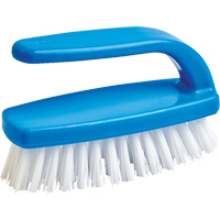 Nail Cleaning Brush, 4" L, Synthetic Bristles, Blue/White Consource