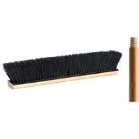 Balai-brosse avec manche, 18", Moyen, Soies Tampico Consource