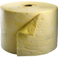 Tampon absorbant pour produits chimiques, Lourd, 150' lo x 15,25" la, Absorption 35,9 gal Consource