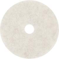 Natural Blend Pad, 17", Burnishing, White Consource