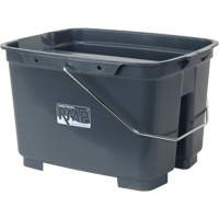 Dual Compartment Bucket, 4.75 US Gal. (19 qt.) Capacity, Grey Consource