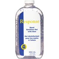 Gel d&eacute;sinfectant pour les mains &agrave; l'alo&egrave;s Response, 950 ml, Recharge, 70 % alcool Consource