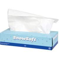 Papier-mouchoir de premi&egrave;re qualit&eacute; Snow Soft, 2 pli, 7,4" lo x 8,4" la, 100 feuilles/boîte Consource