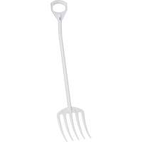 Hygienic Fork, 49" Length, Plastic, White Consource