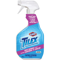 Nettoyant quotidien pour la douche Tilex en vaporisateur, 946 ml, Bouteille &agrave; g&acirc;chette Consource