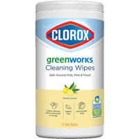 GreenWorks Cleaning Wipes, 75 Wipes Consource