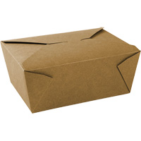 Kraft Take Out Food Containers, Corrugated, Rectangular Consource