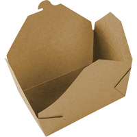 Kraft Take Out Food Containers, Corrugated, Rectangular Consource