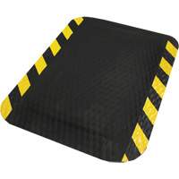 Hog Heaven Mat, Diamond, 2' x 3' x 5/8", Black/Yellow, Nitrile Consource