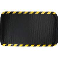 Hog Heaven Mat, Diamond, 3' x 5' x 5/8", Black/Yellow, Nitrile Consource