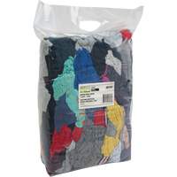 Chiffons fabriqu&eacute;s &agrave; partir de mat&eacute;riaux recycl&eacute;s, Coton, M&eacute;lange de couleurs, 10 lb Consource