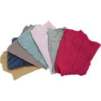 Chiffons fabriqu&eacute;s &agrave; partir de mat&eacute;riaux recycl&eacute;s, Molleton, M&eacute;lange de couleurs, 10 lb Consource