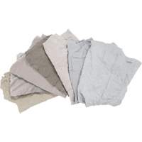 Chiffons fabriqu&eacute;s &agrave; partir de mat&eacute;riaux recycl&eacute;s, Coton, Blanc, 25 lb Consource