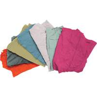 Chiffons fabriqu&eacute;s &agrave; partir de mat&eacute;riaux recycl&eacute;s, Tissu &eacute;ponge, M&eacute;lange de couleurs, 25 lb Consource