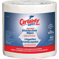 Lingettes d&eacute;sinfectantes, 7-9/10" x 5-9/10", 800 lingettes Consource