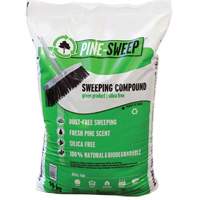 Pine Sweep Biodegradable Sweeping Compound, Bag, 44 lbs. (20 kg) Consource