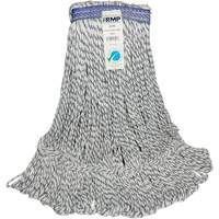 Candy-Striped Mop Head, Floor Finishing, Synthetic, 24 oz., Loop Style Consource