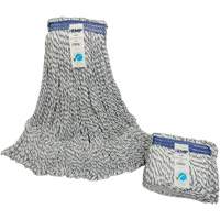Candy-Striped Mop Head, Floor Finishing, Synthetic, 24 oz., Loop Style Consource