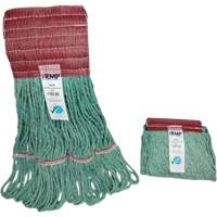 Wide-Band Mop Head, Antimicrobial/Floor Finishing/Specialty, Cotton/Rayon/Synthetic, Loop Style Consource