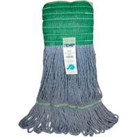 Wide-Band Mop Head, Antimicrobial/Floor Finishing/Specialty, Cotton/Rayon/Synthetic, Loop Style Consource