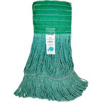 Wide-Band Mop Head, Antimicrobial/Floor Finishing/Specialty, Cotton/Rayon/Synthetic, Loop Style Consource