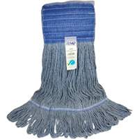 Wide-Band Mop Head, Antimicrobial/Floor Finishing/Specialty, Cotton/Rayon/Synthetic, Loop Style Consource