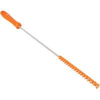 Tube Brush, Stiff Bristles, 19-7/10" Long, Orange Consource