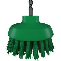 HyDrive Round Drill Brush, Extra Stiff Bristles, 3-1/10" Long, Green Consource