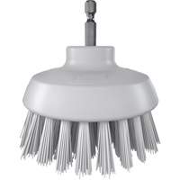 HyDrive Round Drill Brush, Extra Stiff Bristles, 3-1/10" Long, White Consource