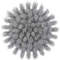 HyDrive Round Drill Brush, Extra Stiff Bristles, 3-1/10" Long, White Consource